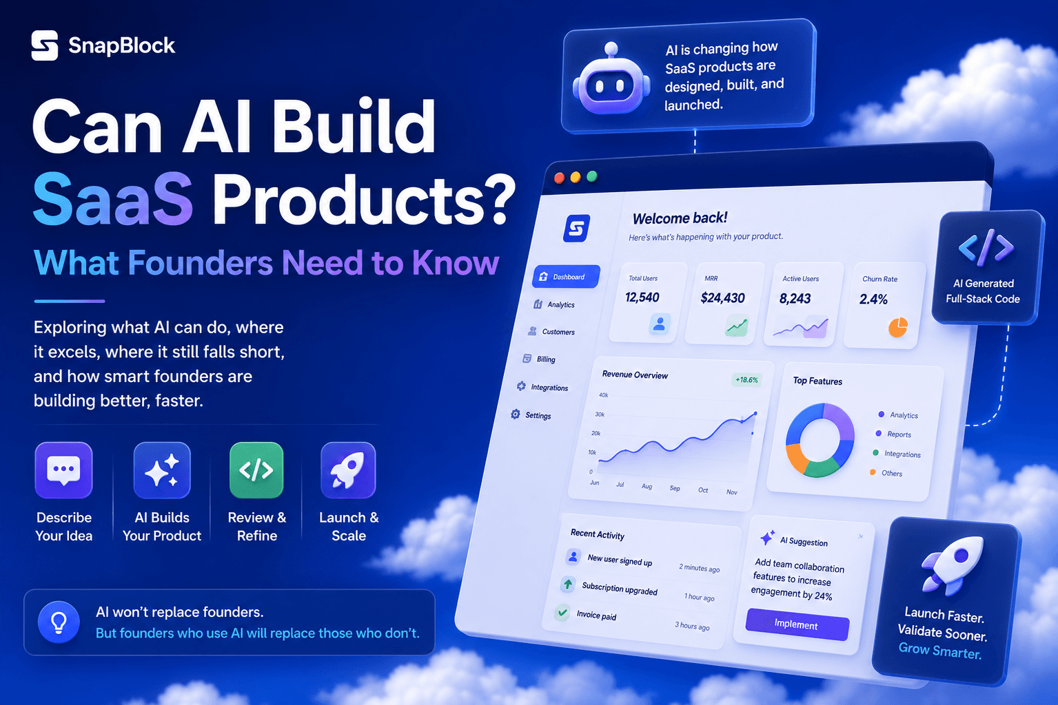 Can AI Build SaaS Products? What Founders Need to Know
